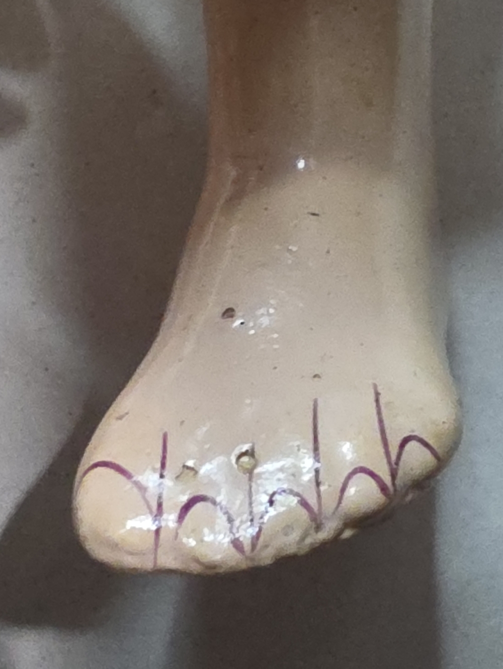 ANTIQUE SIGNED GERMAN BISQUE DOLL EXCELLENT CONDITION - Picture 13 of 15